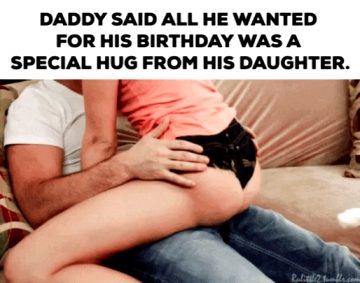 birthday hug for daddy
