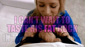 Can't Wait to Taste Fat Cock Sissy Caption