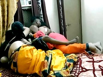 Indian Bhabhi shared sister with us!! Best hindi hardcore group sex