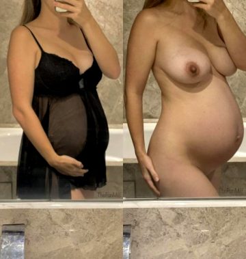 It’s Friday… How About A Nude From A Pregnant Mom Of 2!