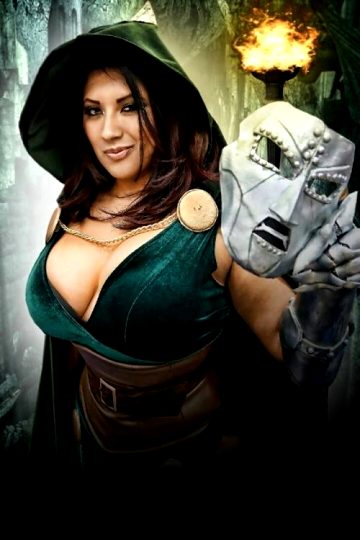 Ivy Doomkitty Cosplay As Dr. Doom