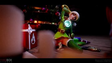 Looks Like Tracer Opened Her Christmas Present Early