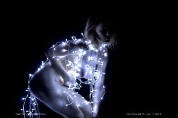 Nude Muse Misty Day Fairy Lights