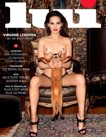 Ohfree Virginie Ledoyen Topless For Lui Magazine France 001