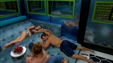 Raven Mounting Paul To Give Him A Message In A Bikini 7/17 GIF
