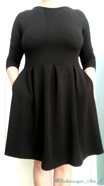 Some Of You Wanted To See Some More Of My Little Black Dress. Enjoy Yourself A Drop And A Reveal