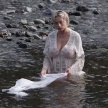 The Busty Caroline Vreeland In A Wet Dress