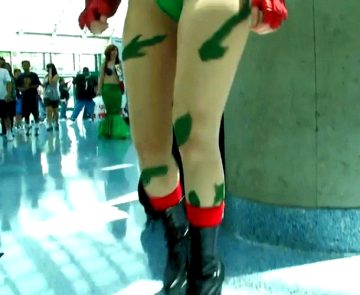 Video game fighter cosplay GIF